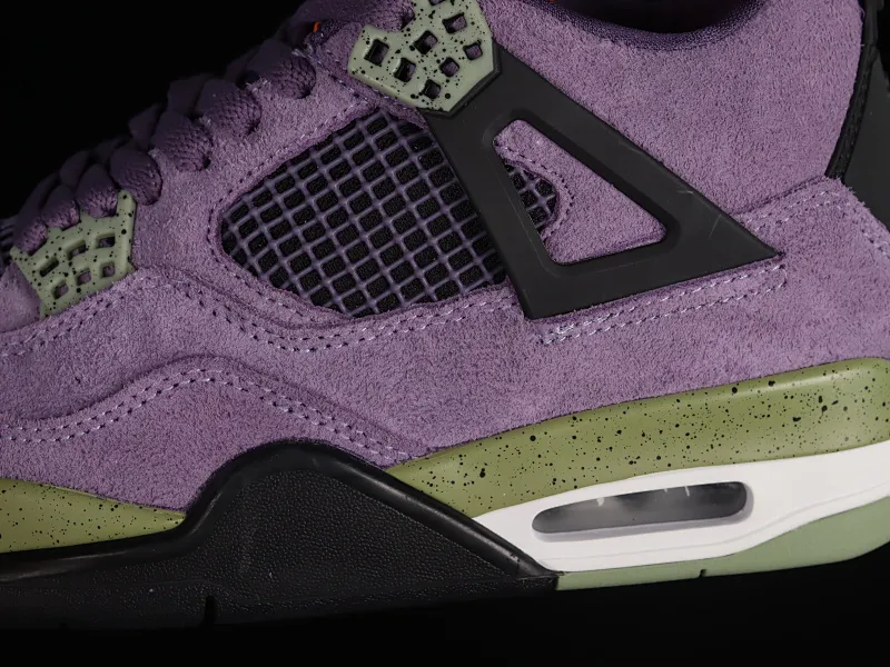 All categories Air Jordan Jordan series basketball shoes Air Jordan 4 F version Air Jordan 4 Retro "Canyon Purple" AJ4 Joe 4 purple suede basketball shoes AQ9129-500